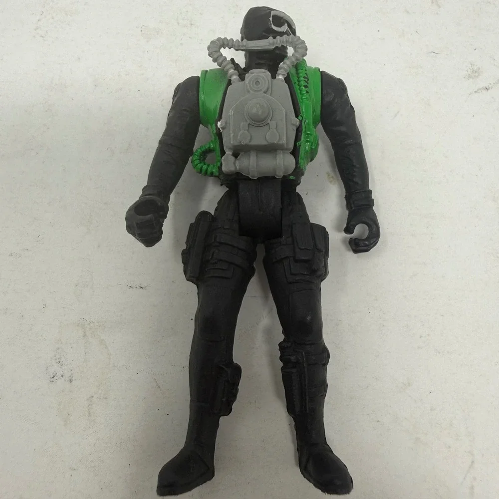 Chap Mei Scuba Diver Action Figure Black Green Tactical Underwater Commando 4